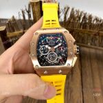 Japan Grade Richard Mille RM50-03 McLaren F1 Rose Gold Chronograph Watch 50mm
